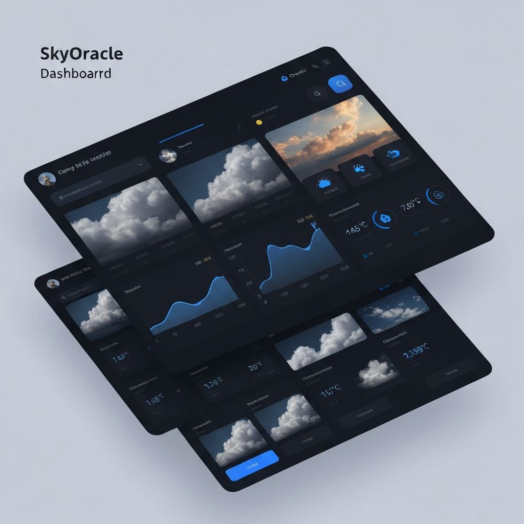 Dashboard da plataforma SkyOracle